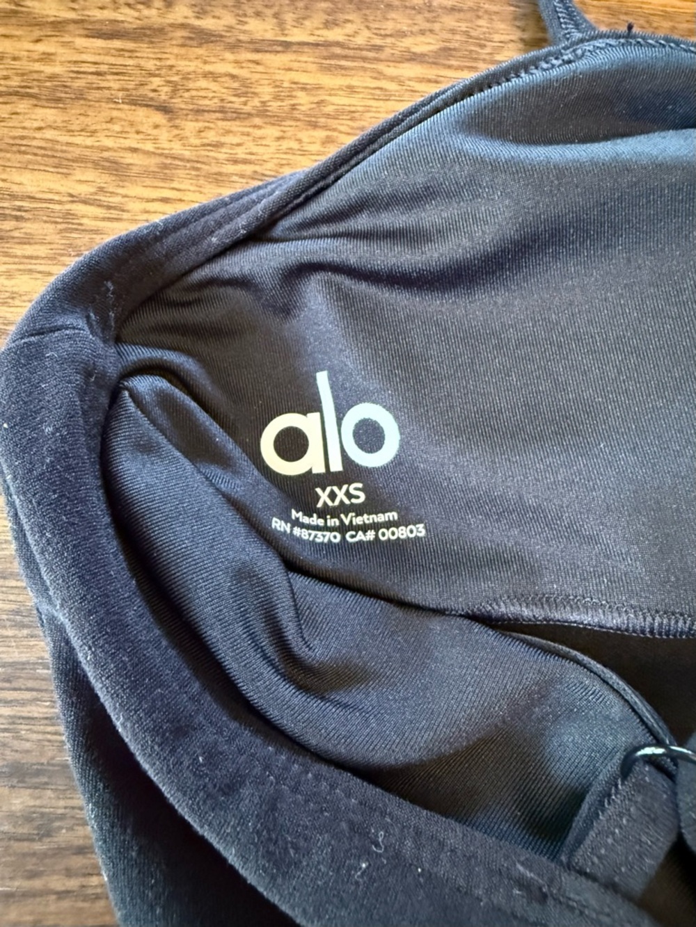 ALO Black Mini Dress in Size XXS - Picture 4 of 4